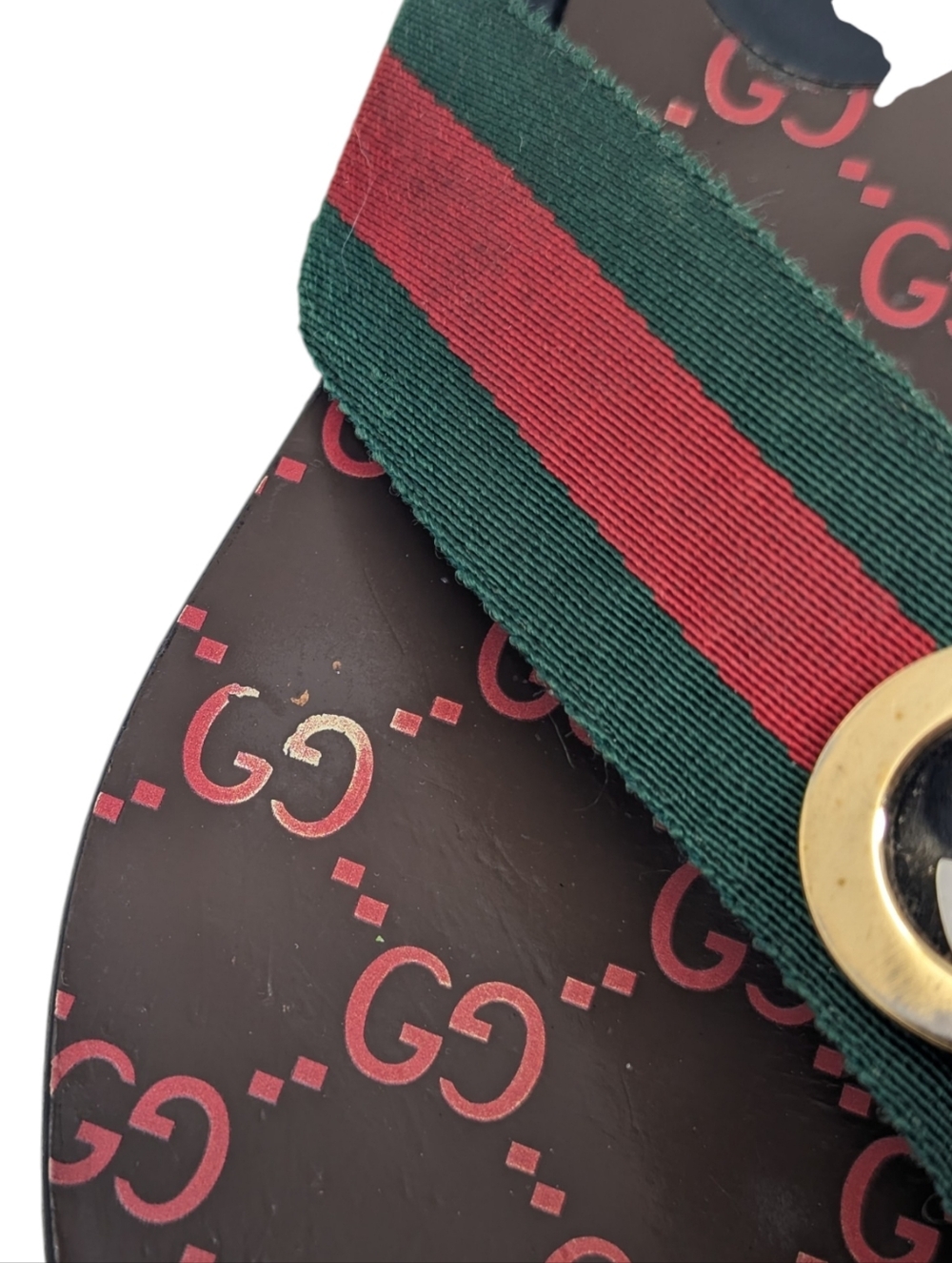 Gucci Kika Interlocking GG Thong Flip Flop Sandal Size EU 39 - Picture 7 of 12